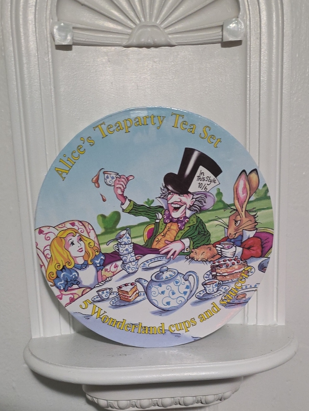 Alice In Wonderland Mad Hatter's Teaparty Porcelain Tea Set -Cardew Desig